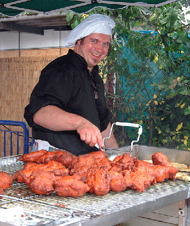 Der Meister pers&ouml;nlich am Stra&szlig;enfest